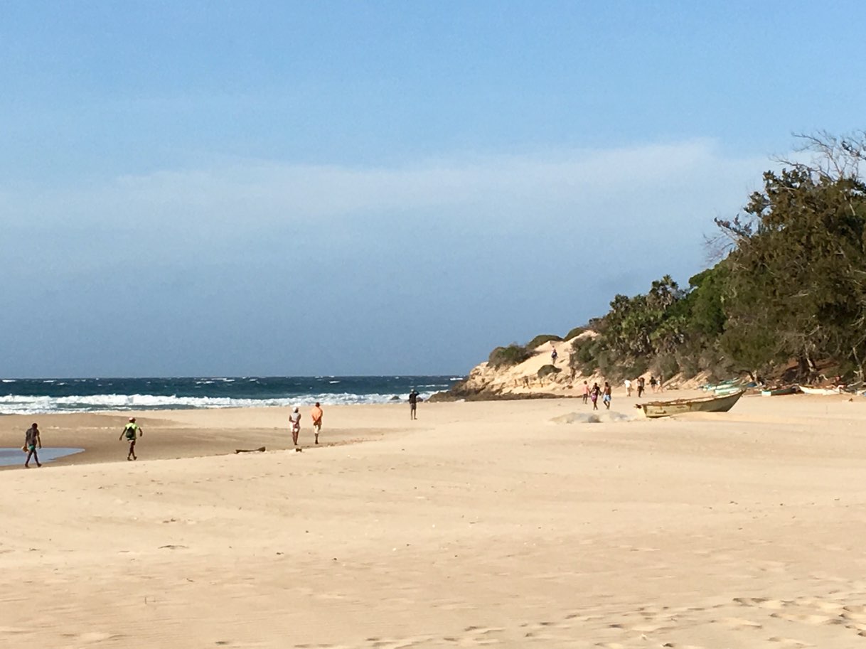 Tofo Big Sand Beach Mozambique Aguaplano